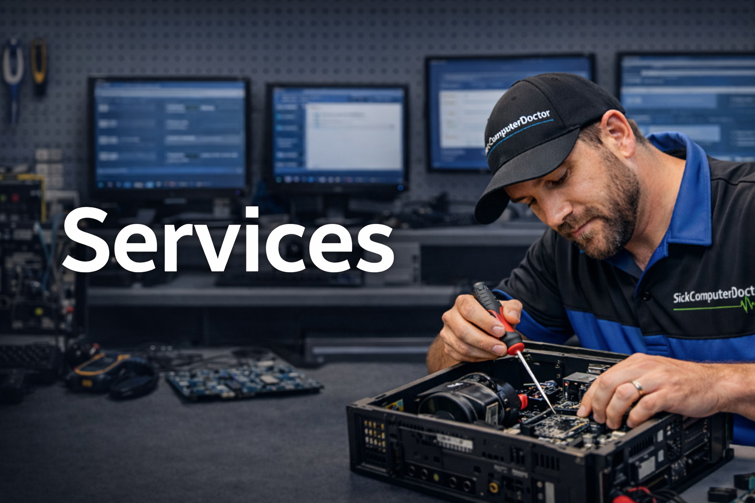 Contact SickComputerDoctor.com -- Fast Computer Repair in Largo, FL