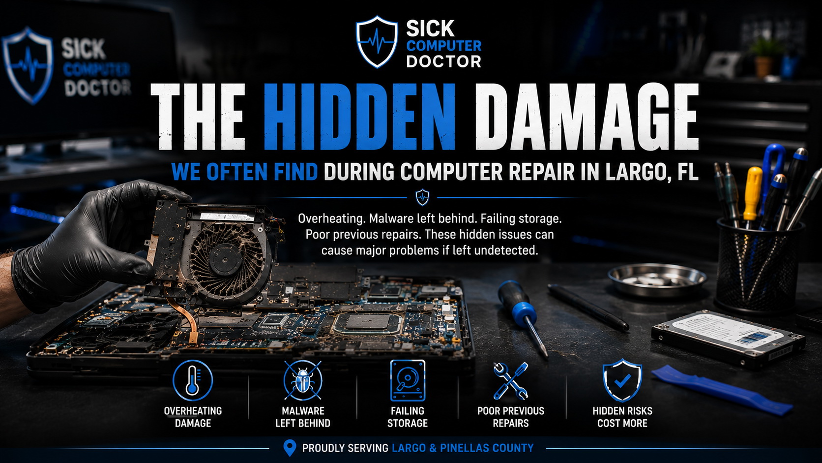 The Hidden Damage We Often Find During Computer Repair in Largo, FL