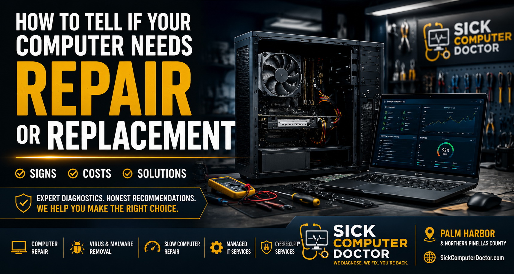 How to Tell If Your Computer Needs Repair or Replacement