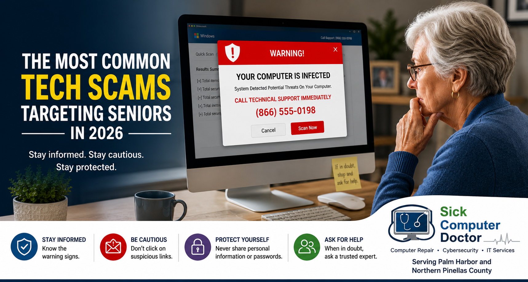 The Most Common Tech Scams Targeting Seniors in 2026