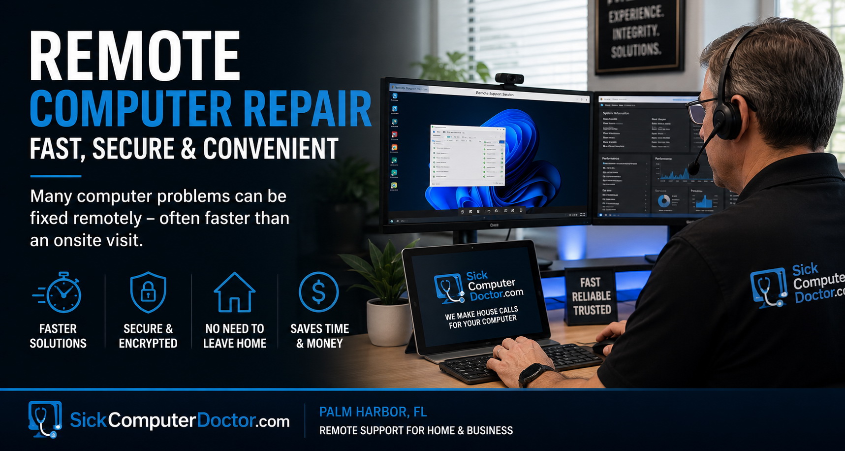 Why Remote Computer Repair is Often Faster Than an Onsite Visit
