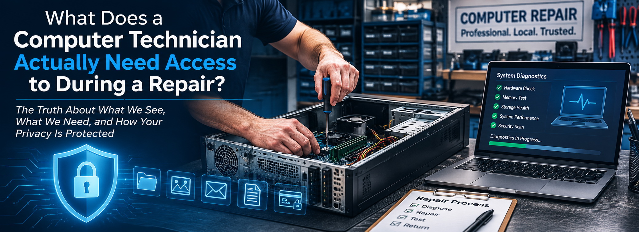 What Does a Computer Technician Actually Need Access to During a Repair?