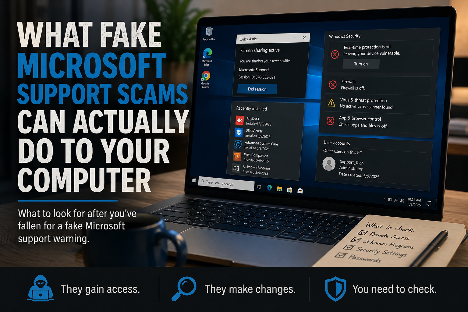 What Fake Microsoft Support Scams Can Actually Do to Your Compute