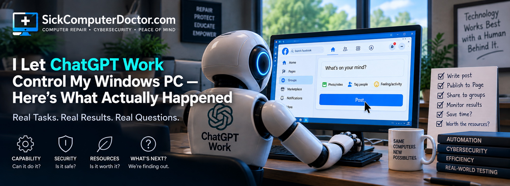 I Let ChatGPT Work Control My Windows PC — Here’s What Actually Happened